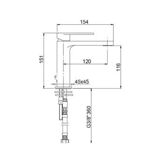 GRIFO DE LAVABO GOLD - Imagen 2